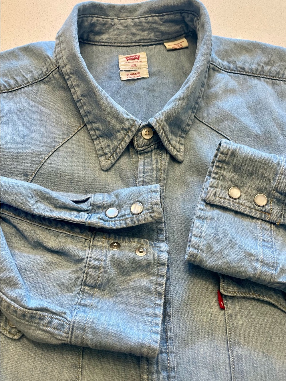 Levi’s - all cotton denim shirt Size XXL